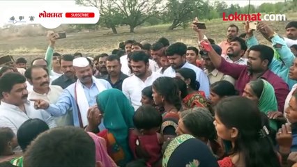 जेव्हा कृषिमंत्री अब्दुल सत्तार थेट शेतकऱ्यांच्या बांधावर पोहोचतात..