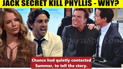 CBS Young And The Restless Jack was arrested for secretly assassinating Phyllis