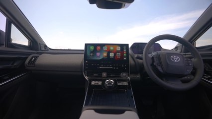 The new Toyota bZ4X Infotainment System