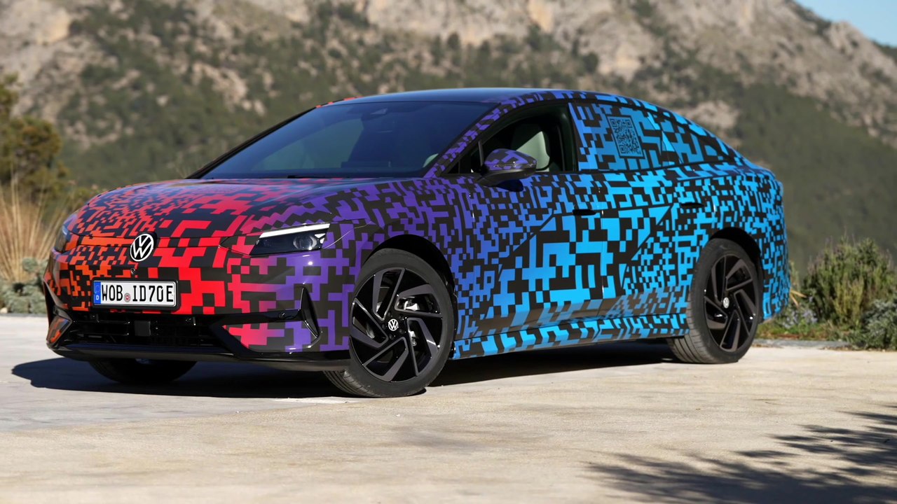 Volkswagen ID.7 Covered Drive Exterior Design