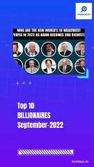 Top 10 Billionaires in the World 2022 | Most richest people in the world | Information Hub