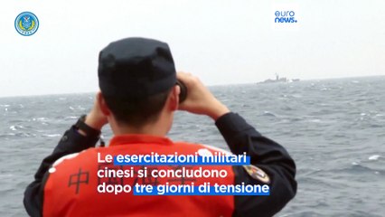 Taiwan, ultimo giorno di esercitazioni militari cinesi