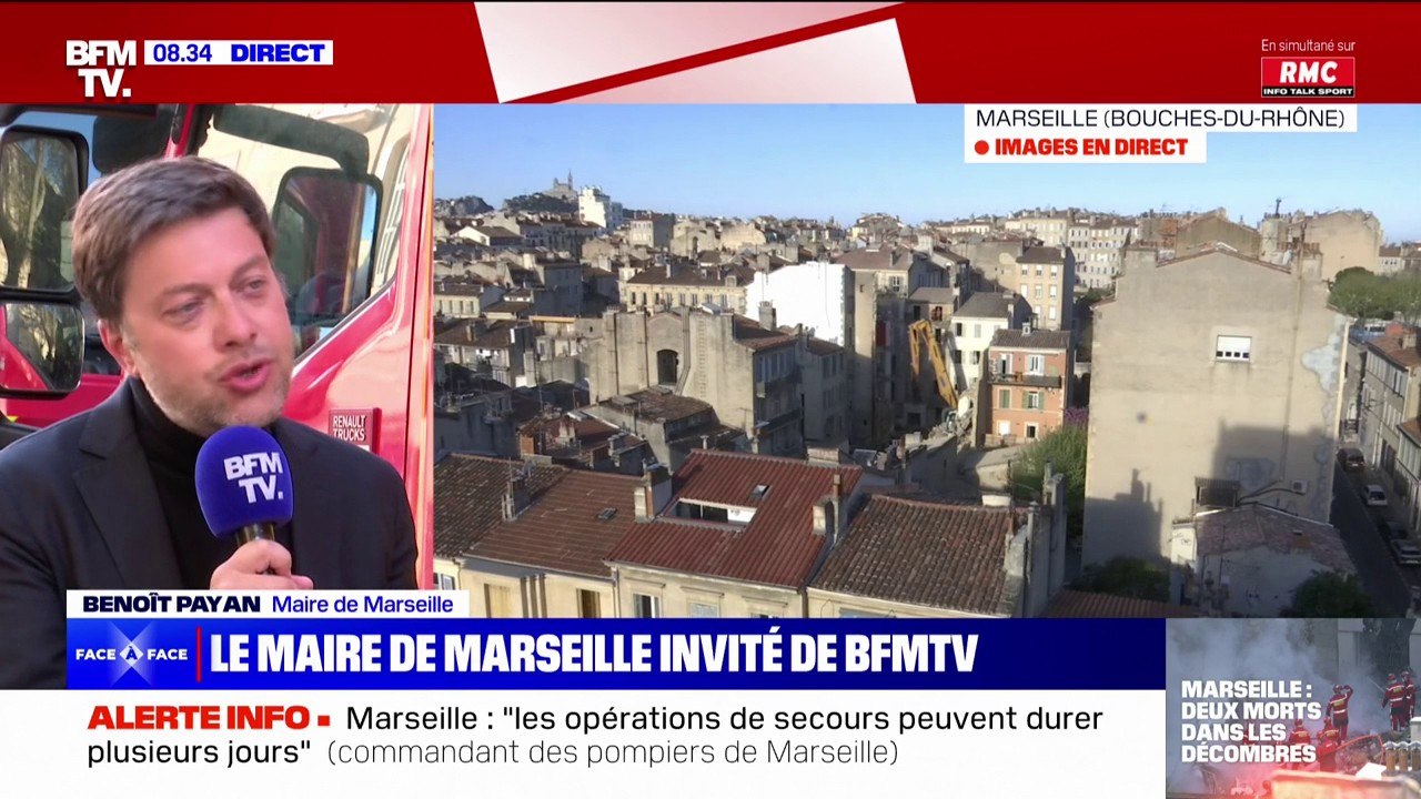 Benoît Payan, maire de Marseille: "Il y a encore de l'espoir de retrouver quelques victimes encore en vie"