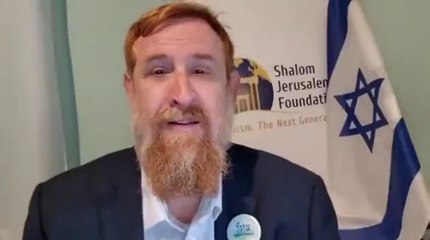 Rabbi Yehudah Glick addressing Passover at Balanga  16 Nisan 5783