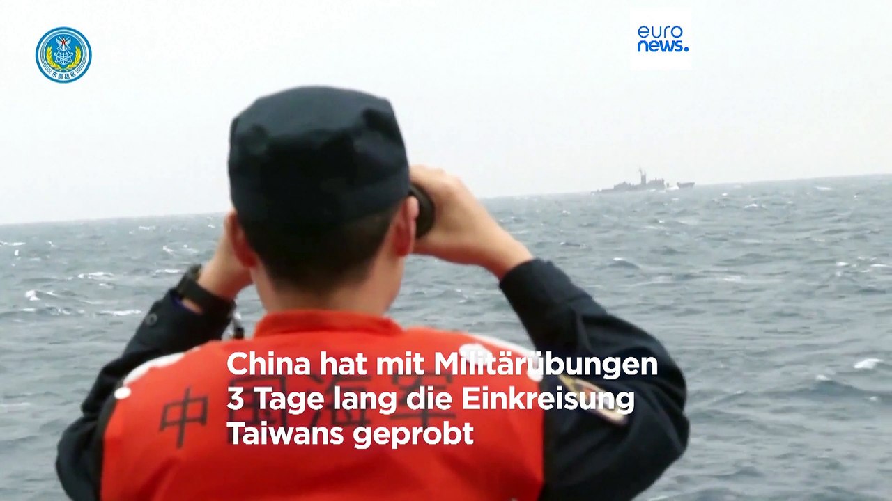 China probt die Einkreisung Taiwans