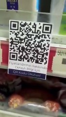 Market raflarında QR kodlu Erdoğan videosu: "Türkiye'nin ekonomisinin sorumlusu benim ben"