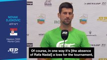Djokovic says Nadal withdrawing gives other players a chance
