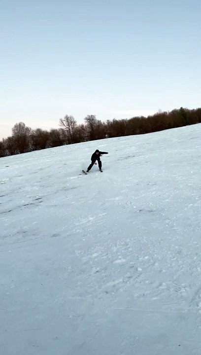 Skier Takes A Spill