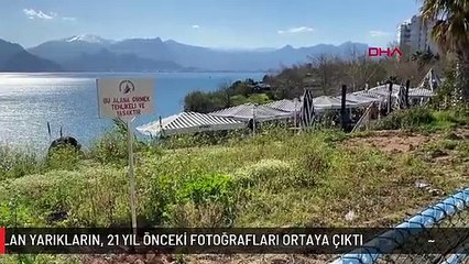 'OTOPARK' OLARAK KULLANILAN YOLDA KAPATILAN YARIKLARIN, 21 YIL ÖNCEKİ FOTOĞRAFLARI ORTAYA ÇIKTI