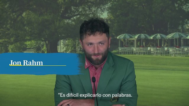 Jon Rahm, ganador del Masters de Augusta: Nunca pensé que iba a llorar por ganar un torneo de golf