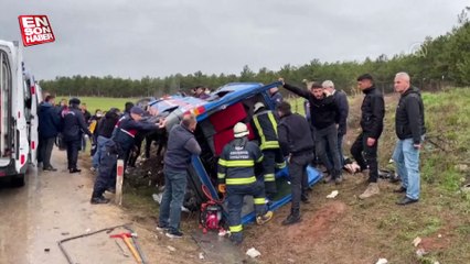 Eskişehir'de meydana gelen zincirleme trafik kazası