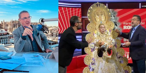 Carlos Herrera, a saco contra la TV3 por su gag de la Virgen del Rocío: "¿Por qué no imitáis el acento de vuestra puta madre"