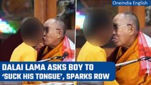 Dalai Lama’s viral video asking minor boy to 'suck his tongue' sparks outcry | Oneindia News