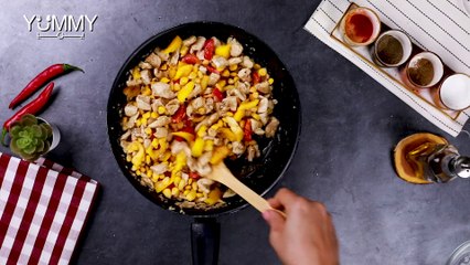 رولات التوست بالدجاج