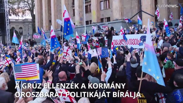A grúz ellenzék a kormány oroszbarát politikáját bírálja