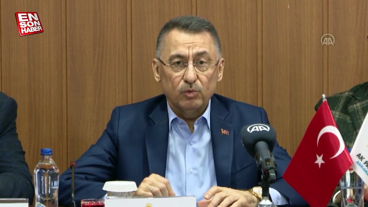 Fuat Oktay: İçerideki ve dışarıdaki güçlerin tek hedefleri Erdoğan'ı indirmek