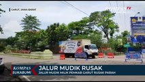 Jalur Mudik Milik Pemkab Garut Rusak Parah
