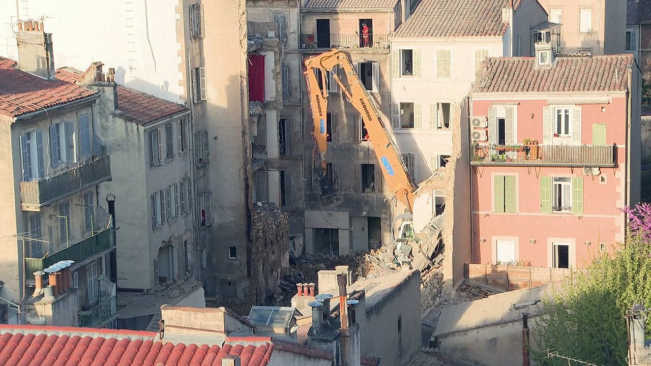 Marseille: Suche nach Überlebenden in eingestürztem Haus