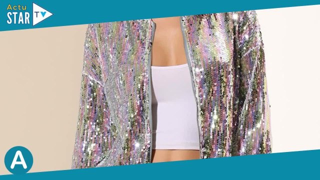 Comme Louane, soyez disco en veste à paillettes