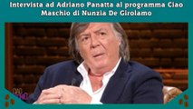 Intervista ad Adriano Panatta al programma Ciao Maschio di Nunzia De Girolamo
