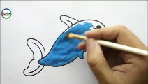 How To Draw A Dolphin Step By Step Dolphin Drawing Easy Fish Drawing For Beginners