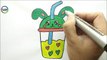 HOW TO DRAW A CUTE DRINK, STEP BY STEP,SIMPLE EASY AND KAWAII, DRAW CUTE THINGS