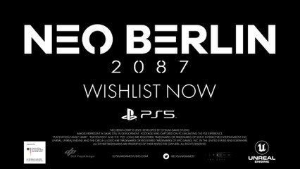 Neo Berlin 2087 - Unreal Engine 5 Gameplay  Announcement Trailer PS