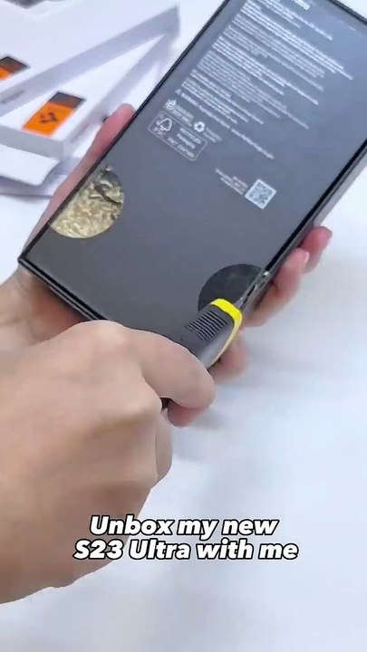 Unboxing my new S23 Ultra  #asmr #s23ultra #magsafe #samsung #tech
