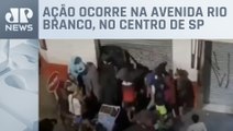 Usuários de droga invadem lanchonete na Cracolândia em São Paulo