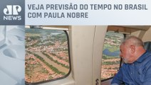 Lula sobrevoa áreas atingidas pelas chuvas no Maranhão