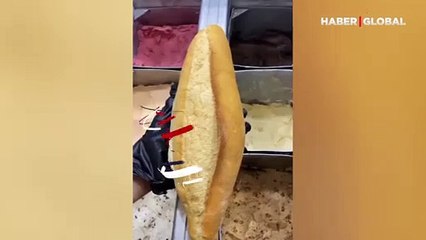 Görenler inanamadı: Şimdi de ekmek arası dondurma çıktı