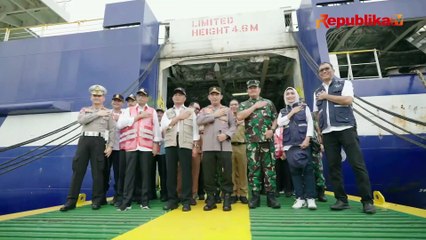 Tinjau Pelabuhan Merak, Kapolri akan Wujudkan Mudik Aman