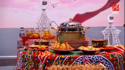 منيو اليوم الـ19 من رمضان... شوربة الفريك بالفراخ وسلطة الطحينة وسمبوسة بالجبنة مع سموذي الجوافة باللبن والحلو قطايف بكريمة اللوتس