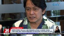 Marco Sison, inalala ang yumaong apong si Andrei Sison; labis daw ang panghihinayang sa maagang pagpanaw ng apo | 24 Oras