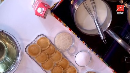 حلواني أهلا بالستات.. قطايف بحشوة معجون اللوتس مع بودينغ الأرز باللبن