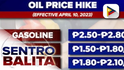 Halos P3 na dadag-presyo sa gasolina, ipatutupad; kerosene, diesel, may halos P2 na taas-presyo