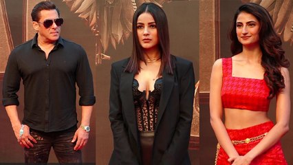 Kisi Ka Bhai Kisi Ki Jaan Trailer Launch पर Salman Khan, Shehnaz Gill, Palak Tiwari Look Video Viral