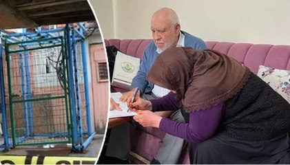 Zonguldak'ta 3 gün önce evlenen yaşlı çifti asansör halatı ayırdı