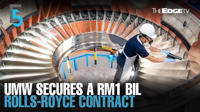 EVENING 5: UMW bags second Rolls-Royce contract worth RM1 bil