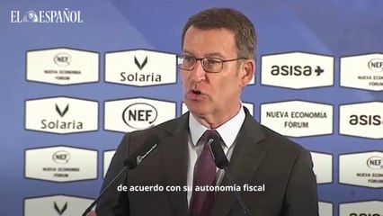 Ayuso y Feijóo este lunes en un desayuno informativo en Madrid