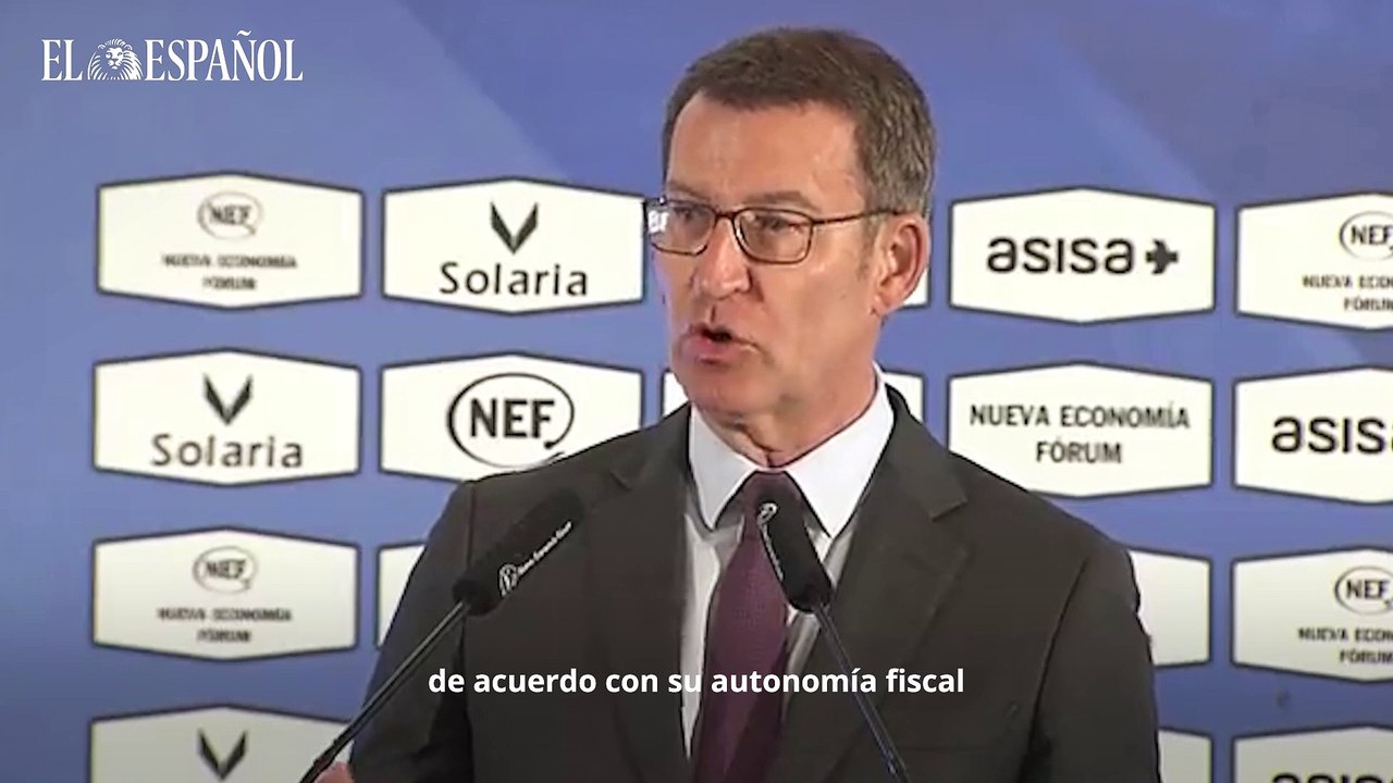 Ayuso y Feijóo este lunes en un desayuno informativo en Madrid