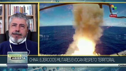 Casari: Es normal que China haga ejercicios militares en sus aguas territoriales