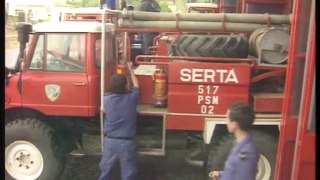 Bombeiros da Sertã em 1995 - reportagem completa à corporação 517 da Sertã