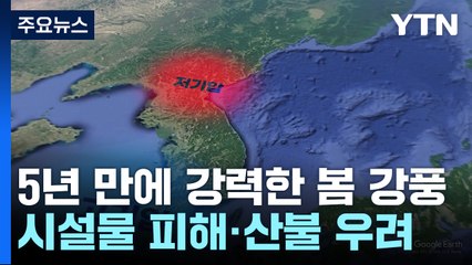 [날씨] 5년 만에 초속 20~30m 봄 강풍...시설물 피해·대형산불 우려 / YTN