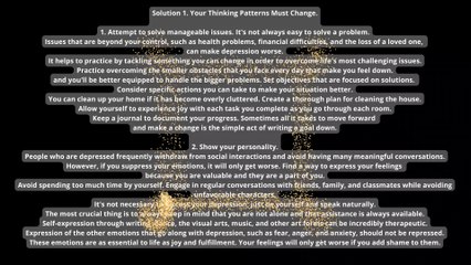 How to Beat Depression Without Drugs.