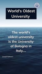 World’s Oldest university