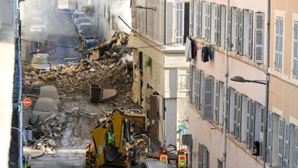 Marseille : deux immeubles s'effondrent, huit personnes disparues