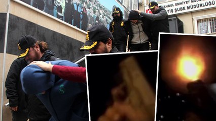 CHP il binası yakınında havaya ateş edilme anı kamerada