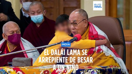 El dalái lama pide disculpas por besar a un niño y pedirle que "chupe su lengua"