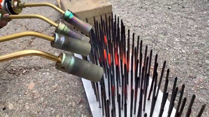 EXPERIMENT CAR vs RED HOT NAILS